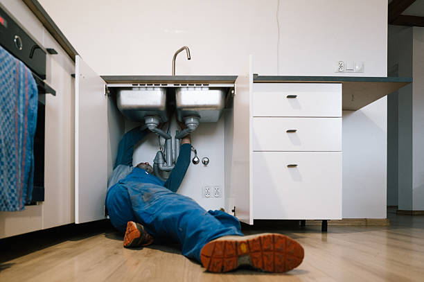 Professional Plumbing technician working in Akron, PA